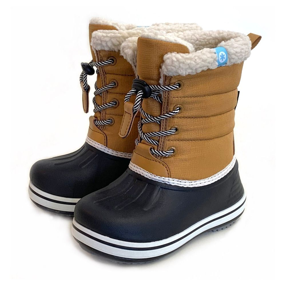 710S.キャメル  20-21cm  POOKIES プーキーズ PK-WP710S キッズ・ジュニアスノーブーツ プーキーズ スノーブーツ POOKIES PK-WP710S キッズ ジュニア スノーシューズ レインブーツ 長靴 防寒靴 ブーツ