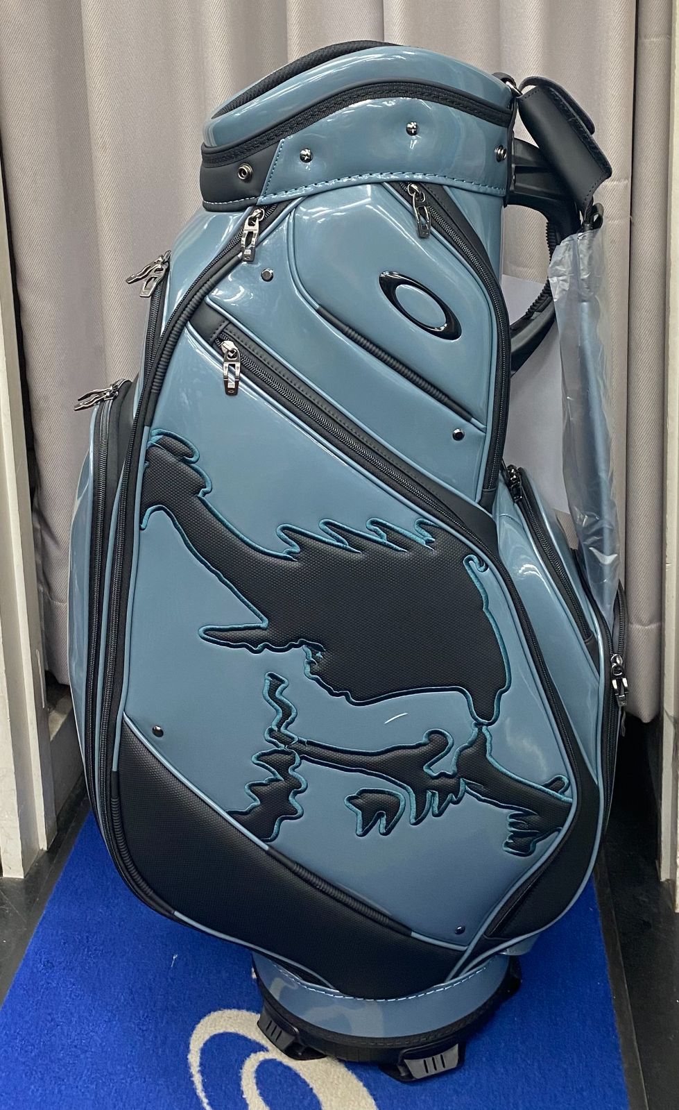 Cb ♥品 オークリー OAKLEY メンズ ゴルフ カート式 キャディバッグ 9.5型 5分割 葛西店