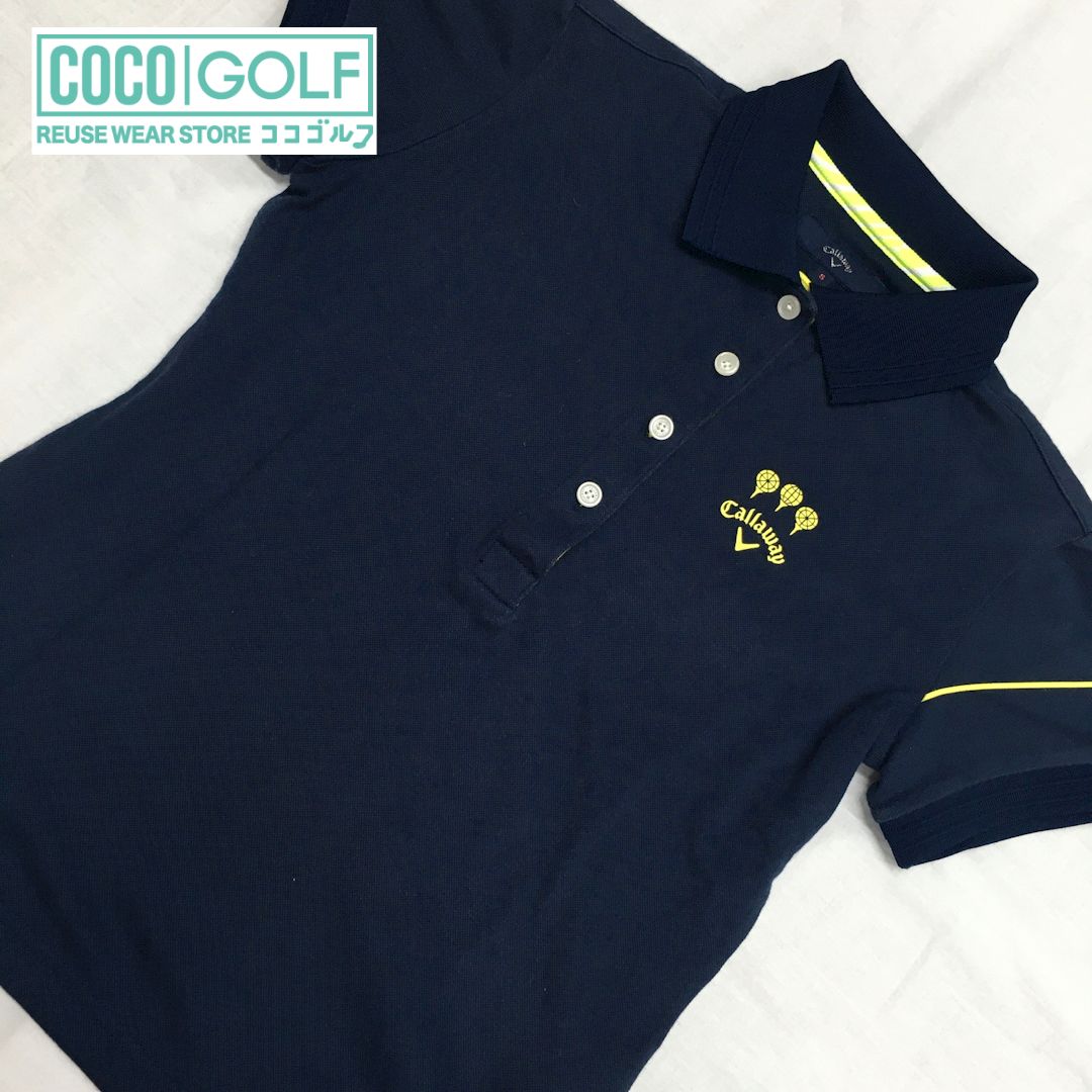 新品未使用 キャロウェイ ゴルフ スポーツ ポロシャツ ブルー Sサイズ