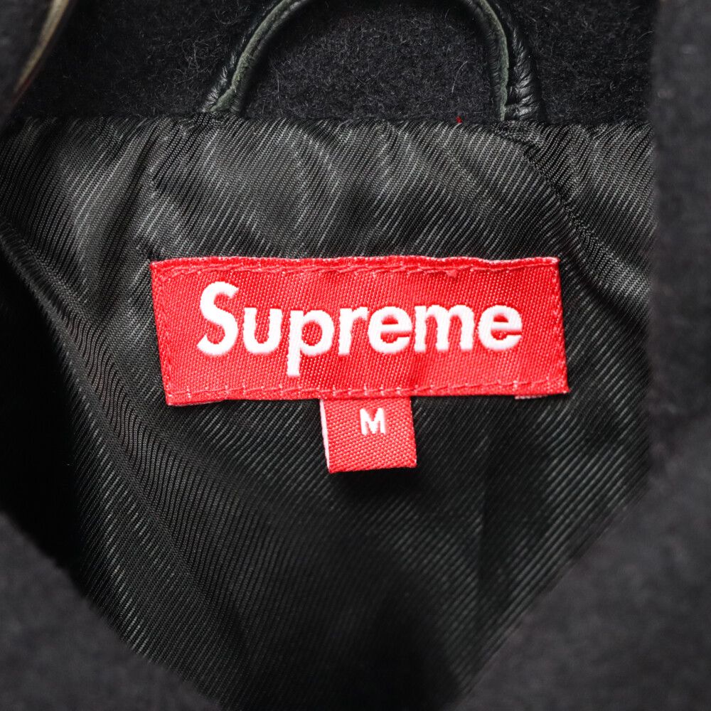 SUPREME (シュプリーム) 11AW Miners jacket 袖レザー 切り替え ウール 