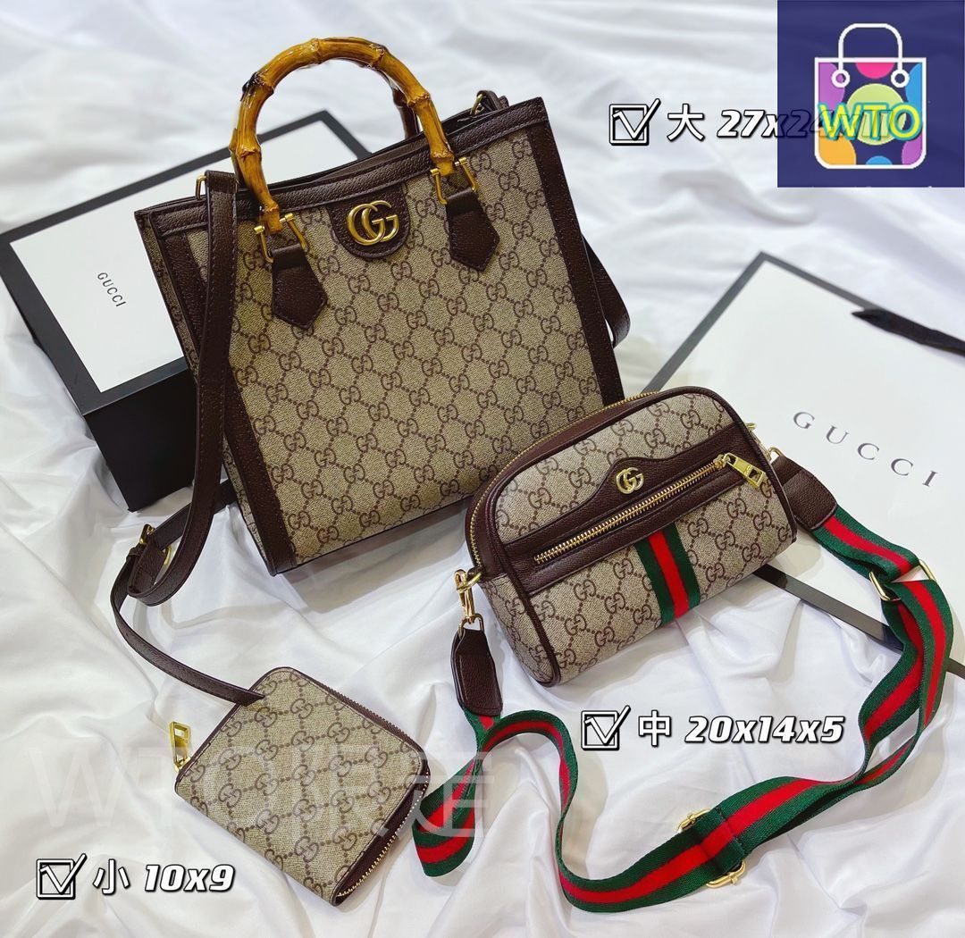 GUCCI グッチ　ハンドバッグ　ショルダーバッグ GUCCI グッチ ショルダーバッグ GGキャンバス キャンバス/レザー