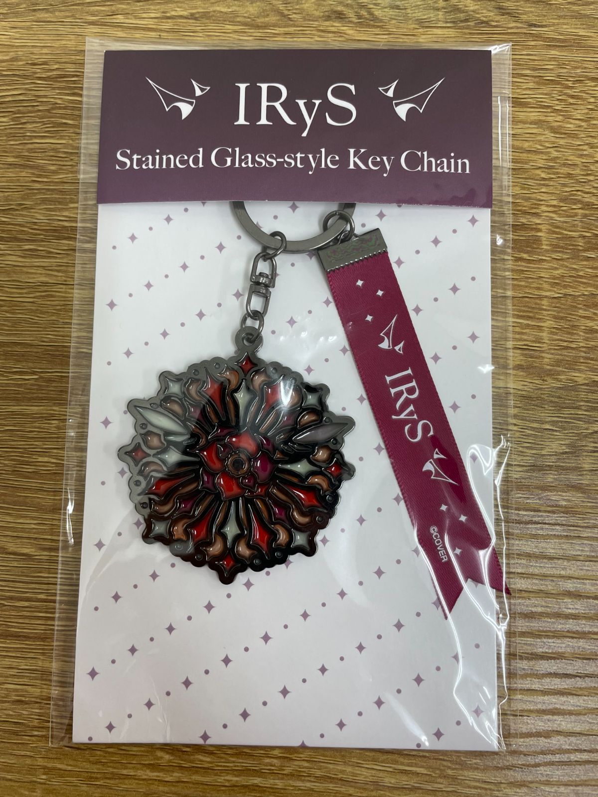IRyS ステンドグラス風キーホルダー ホロライブEnglish -Project：HOPE- IRyS 活動半年記念　ホロライブプロダクション　未開封
