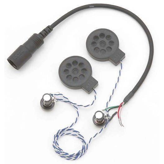 KTEL ケテル KT042  Vol調整付 ステレオ2スピーカー （ヘルメット 接続コード ヘッドセット）