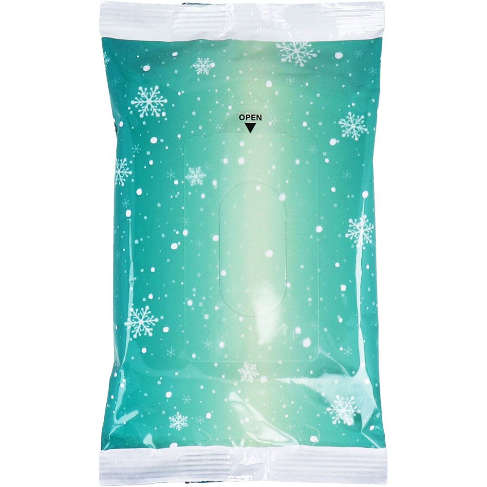 さらっとひんやりパウダーシート ライムミント 携帯用 10枚入×3個