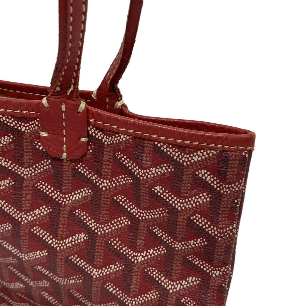 GOYARD(ゴヤール) トートバッグ サンルイジュニア レッド レザー  