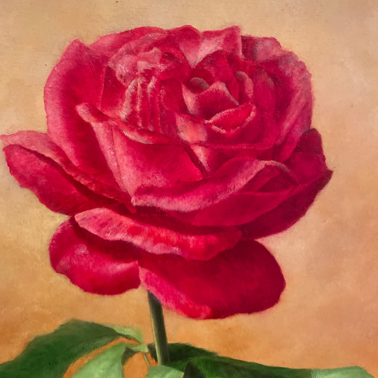 ○一点もの ○油絵 肉筆 ○omiのオリジナル作品 ○薔薇F4号