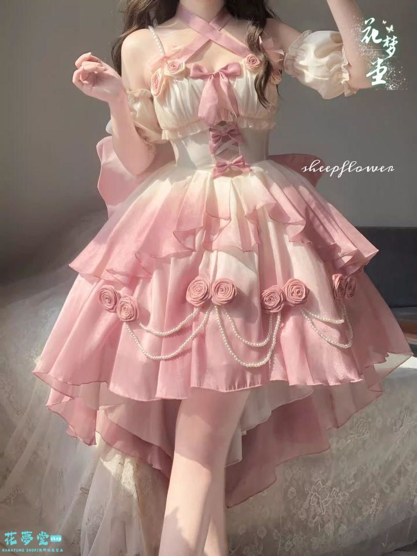 25年 コスプレ ドレス オリジナル 洋服 ロリータ ワンピース 撮影会 舞台 イベント 原野空間-175