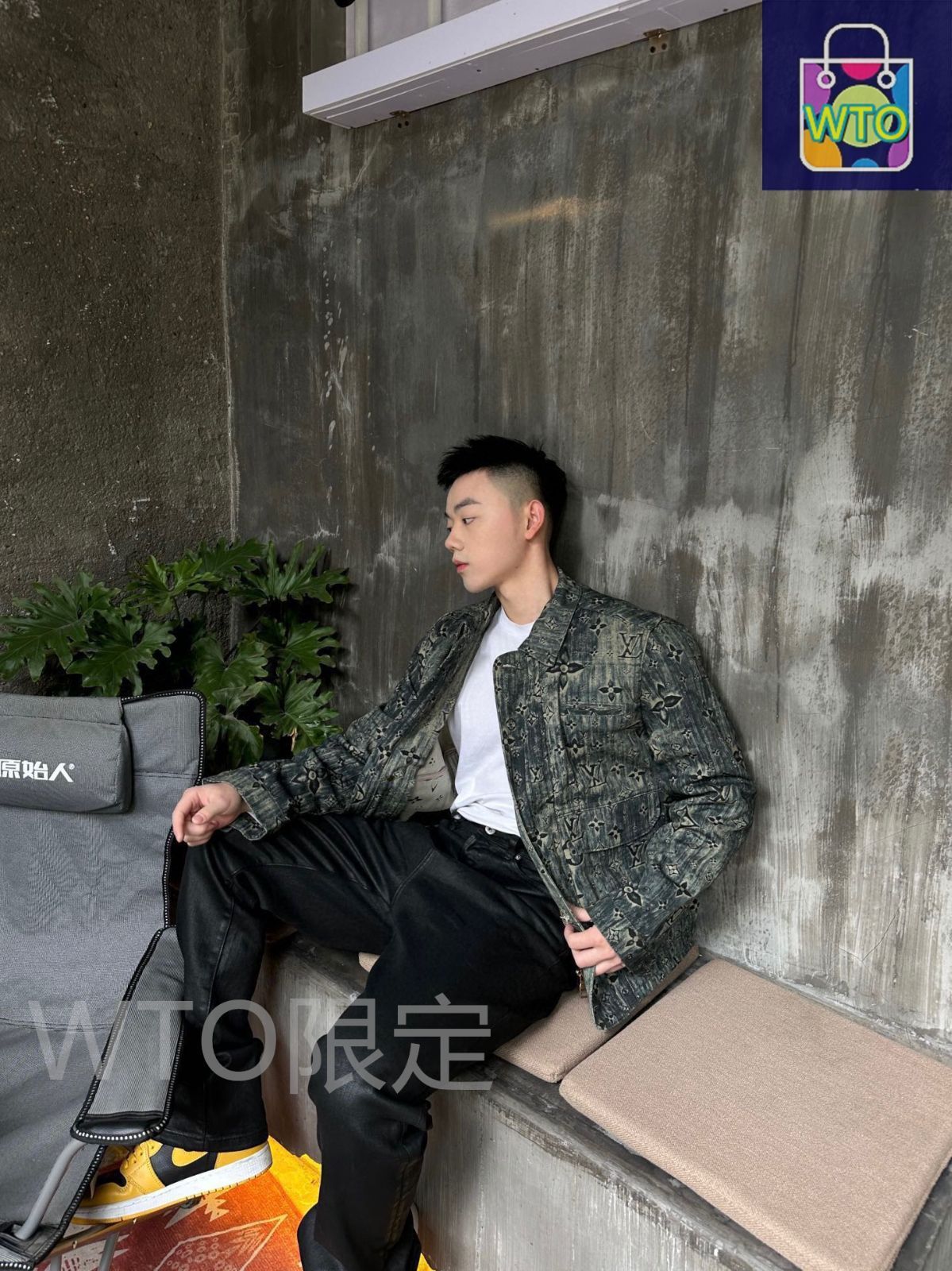 【LV◆落ち着いた色合い♪】 Louis Vuitton ボクシージャケット モノグラムジャカードデニムジャケット ｜ルイ・ヴィトン 公式