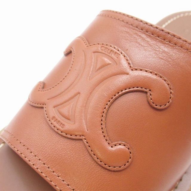 美品 セリーヌ CELINE 小さいサイズ クレア トリオンフ スライド