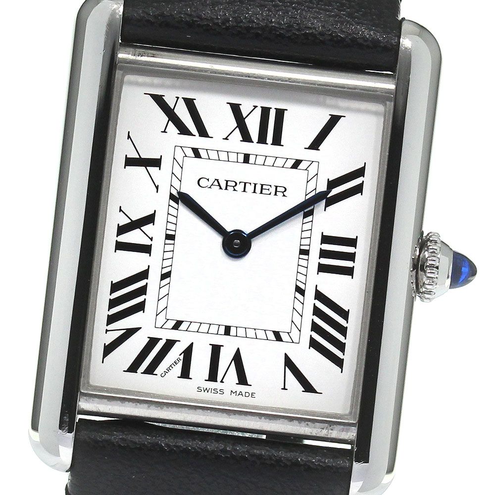 カルティエ CARTIER WSTA0059 タンクマスト LM ソーラービート ソーラー ボーイズ 箱 保証書付き_807584