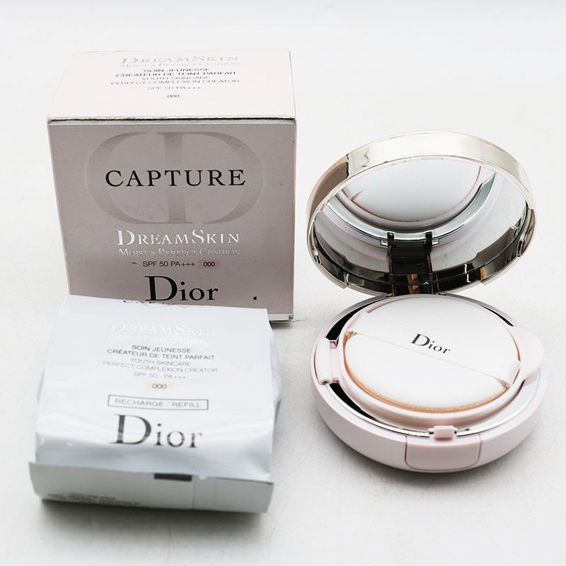 【匿名配送】Dior ドリームスキンモイスト&パーフェクトクッション000 未使用 ディオール カプチュール ドリームスキン モイスト