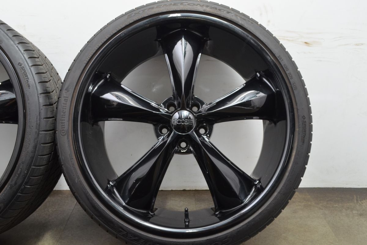 サイズ FOOSE Legend フース レジェンド F104 20in 8.5J 32 22in 9J 38 PCD114.3 コンチネンタル 245 35R20 265 30R22 TRITUETUBI_COM