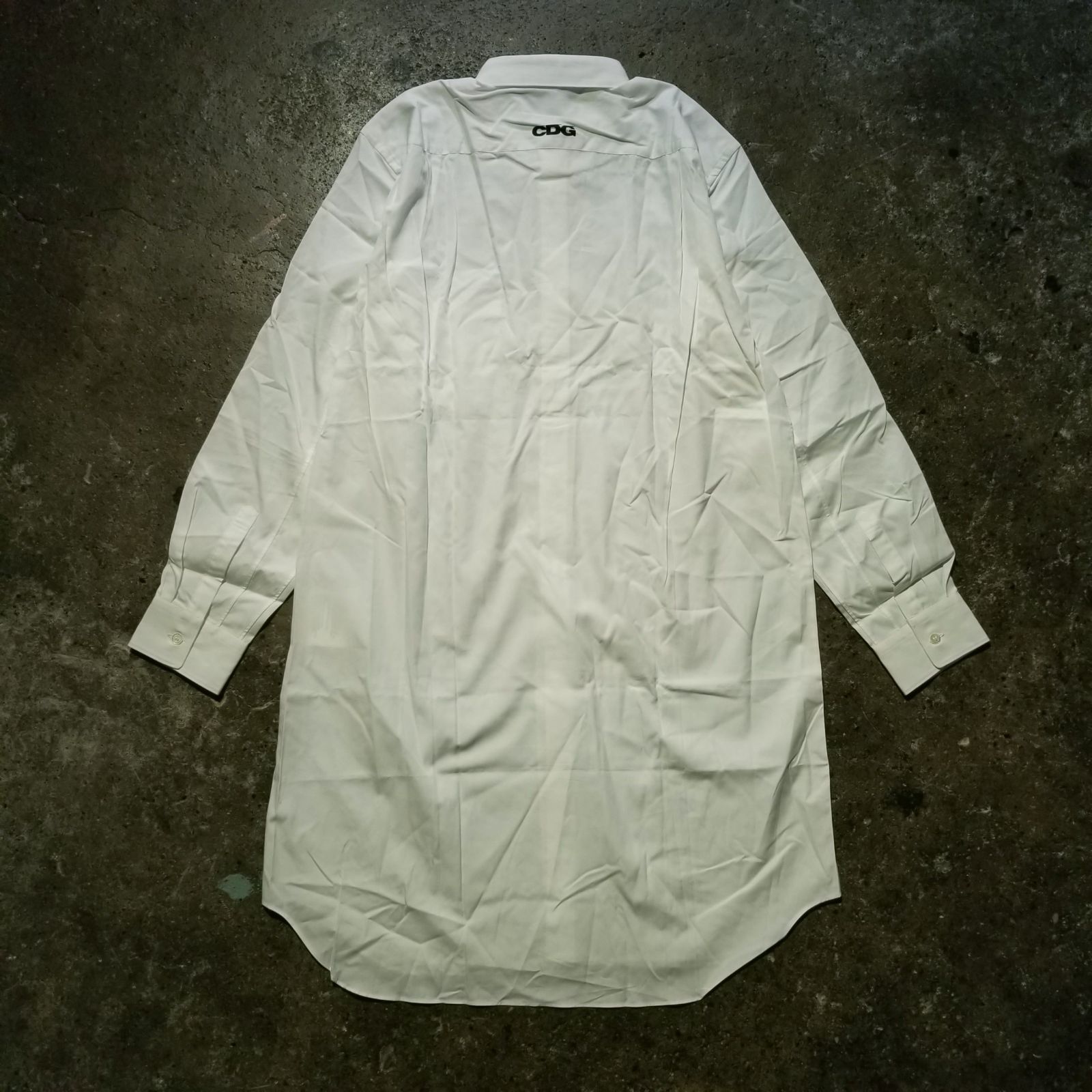 CDG AD2019 バックロゴ ロングシャツ L シーディージー COMME des GARCONS コムデギャルソン
