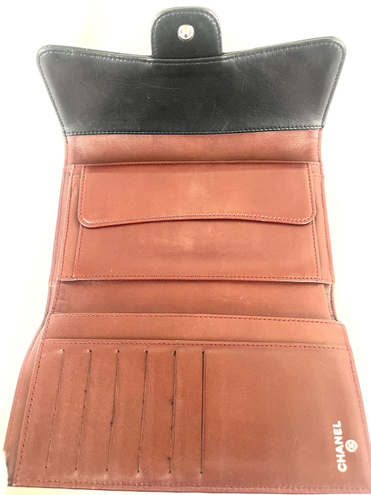 CHANEL マトラッセ 長財布 A31506 1100万番台 ラムスキン ブラック 