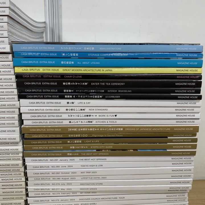 ■03)【同梱不可】CASA BRUTUS 1999年〜2025年 まとめ売り約75冊大量セット/マガジンハウス/カーサ ブルータス/雑誌/EXTRA ISSUE /B □03)【同梱不可】CASA BRUTUS 1999年～2025年 まとめ売り約75冊