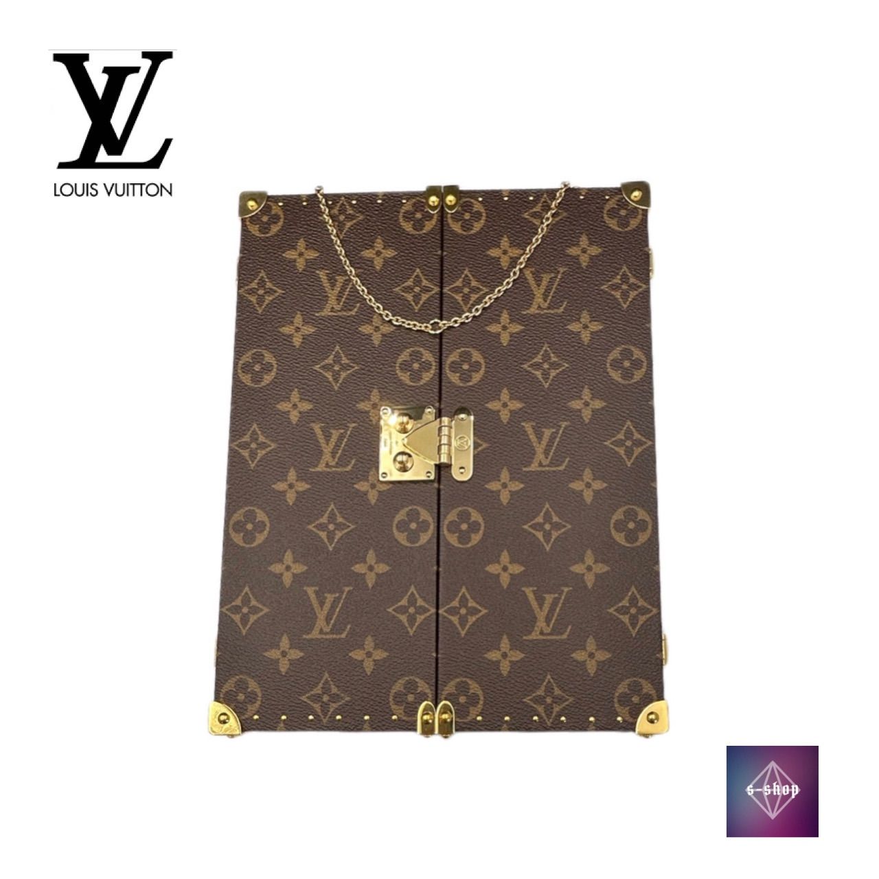 LOUIS VUITTON ルイヴィトン ヴィトン ホームミラー GI0554 モノグラム トランク 三面鏡 インテリア 家具