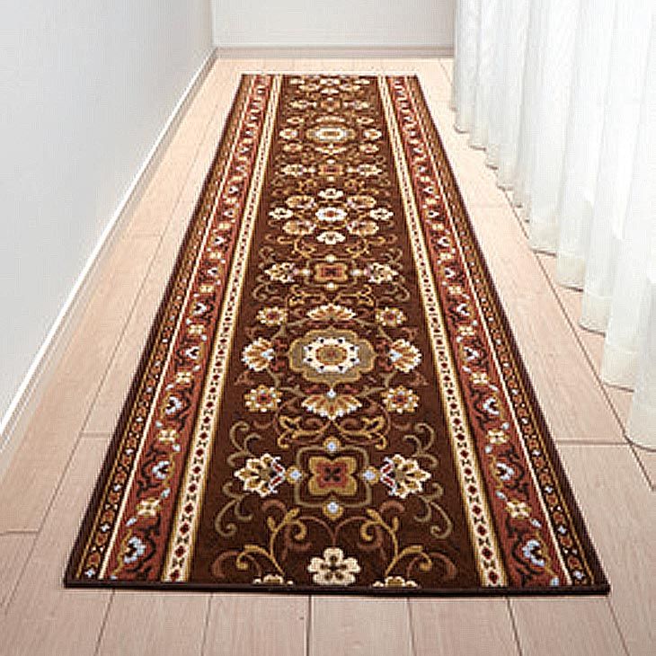 TORAY 東レ セベリス 抗菌 防臭加工 アラベスク柄 廊下敷 80×240cm MARWIL-DEMENAGEMENTS_CH