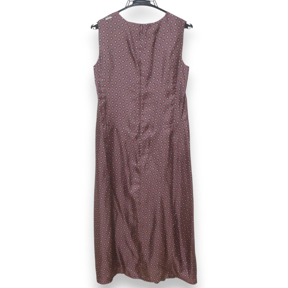 美品 'S Max Mara エスマックスマーラ シルク100％ 総柄 ノースリーブ