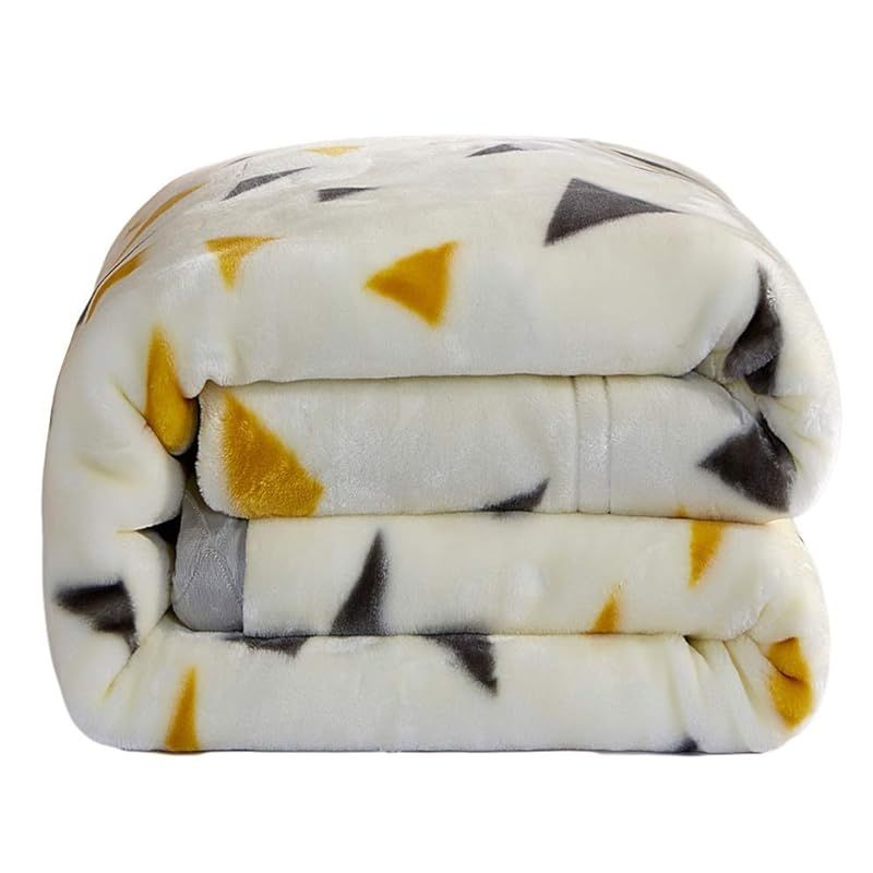 新品　[w.guan] 毛布 掛け布団 シングル ブランケット 厚手 衿付き ふわふわ あったか 静電防止 マイクロファイバー 柔らかく肌触り 洗える (ホワイト180)