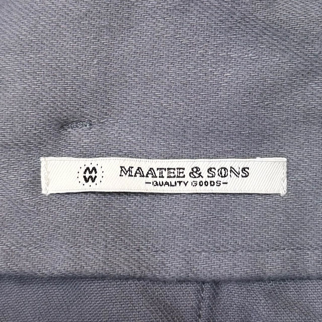 23AW MAATEE＆SONS チープチノ 敢えて安見えさせるというコンセプトにて製作されたチノパン