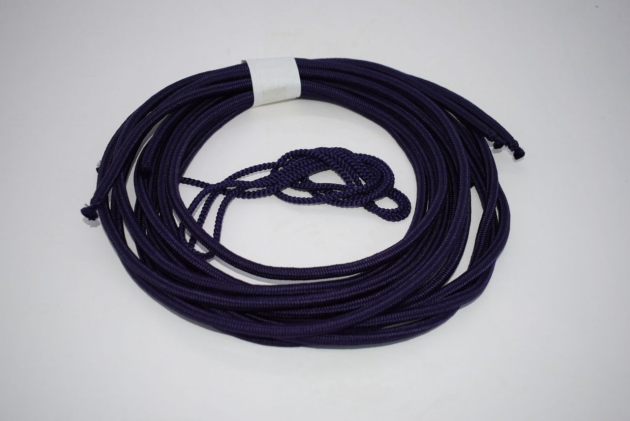 茶道具 壷飾り むすび紐 飾り茶壷 結紐 飾り紐 茶壺 紫 1点 口緒付 茶道 ms2228-01-pu 注 画像は見本です