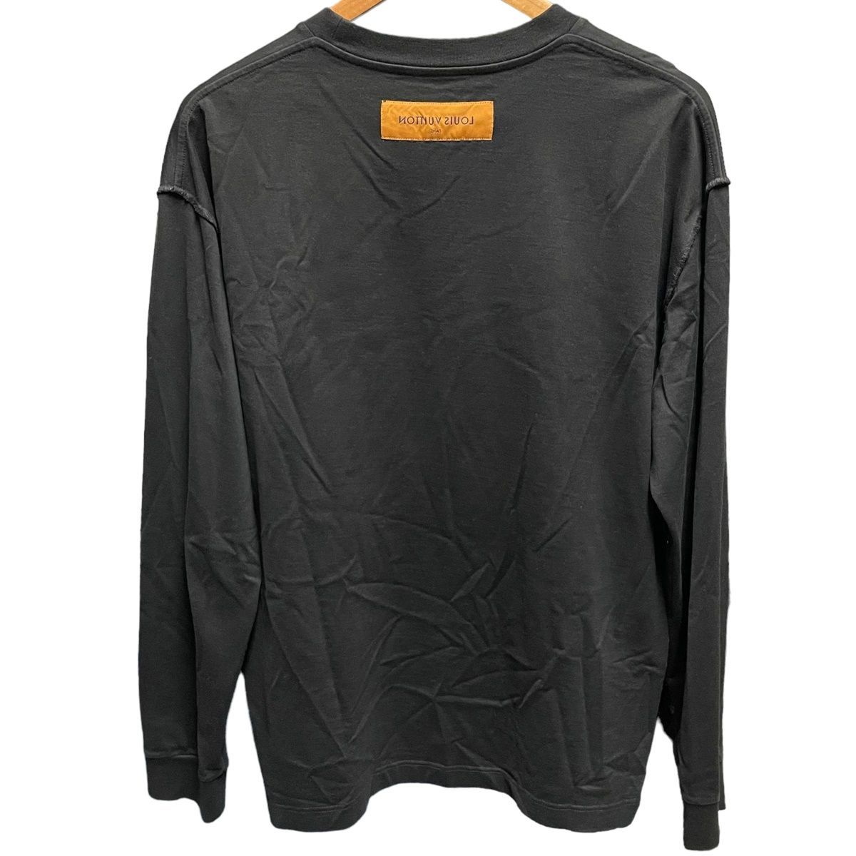 LOUIS VUITTON ルイヴィトン フェード プリンテッド ロンTシャツ 中古】 LOUIS VUITTON ルイヴィトン LV フェード プリンテッド