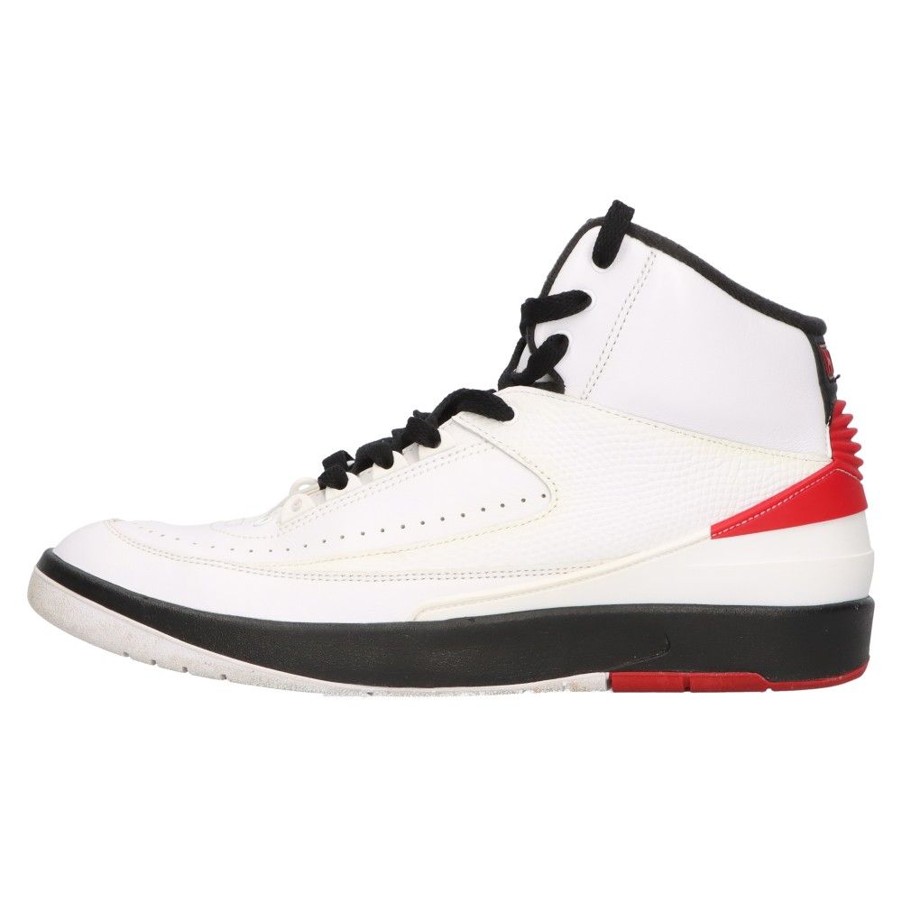 NIKE (ナイキ) AIR JORDAN 2 OG Chicago 2022 DX2454-106 エアジョーダン2 シカゴ ハイカットスニーカー  ホワイト/ブラック US10.5/28.5cm - メルカリ