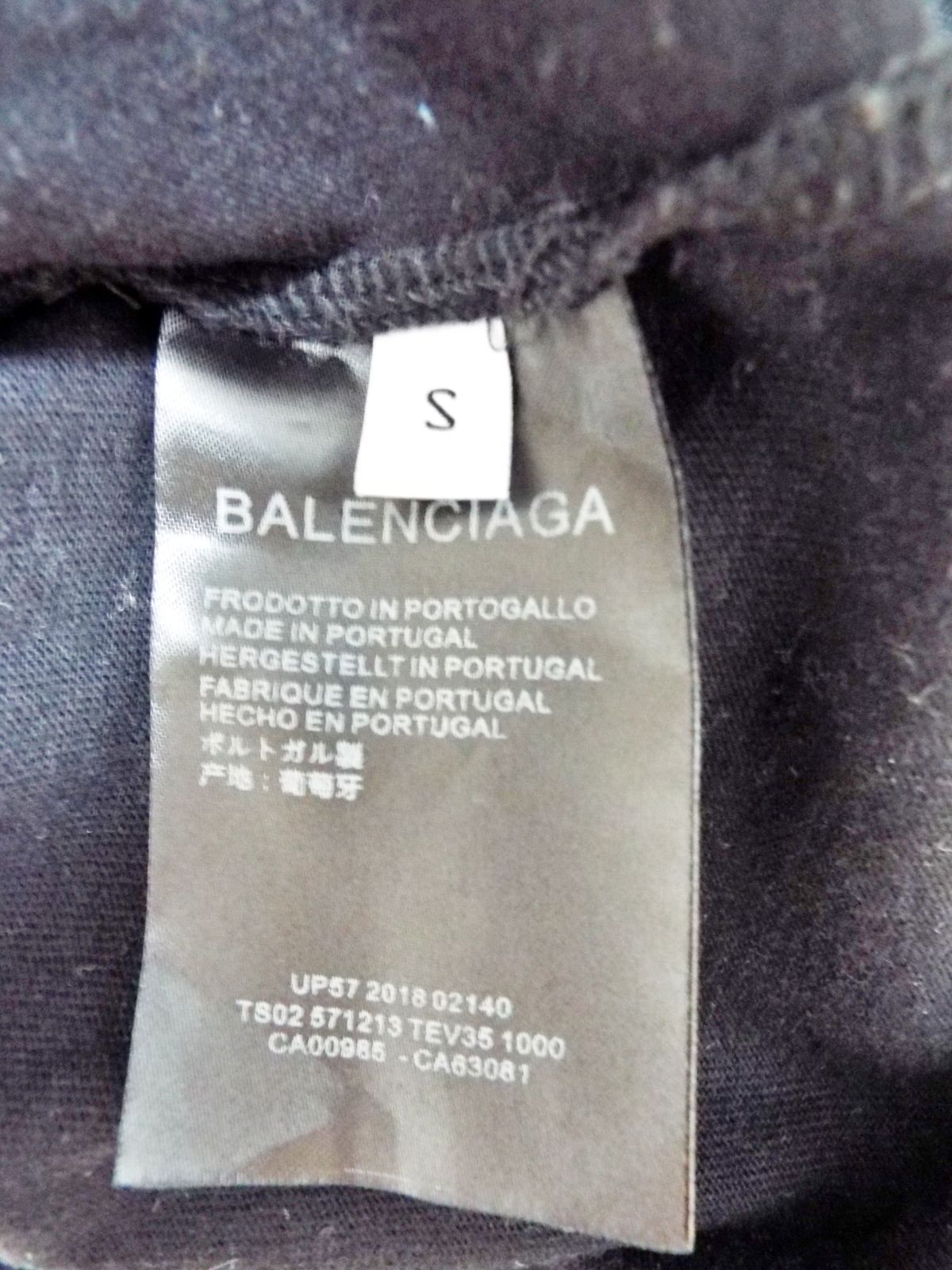 BALENCIAGA レディース スワロフスキー Tシャツ エッフェル塔 ラインストーン スリムフィット Sサイズ バレンシアガ 黒 ブランド  ハイブランド - メルカリ