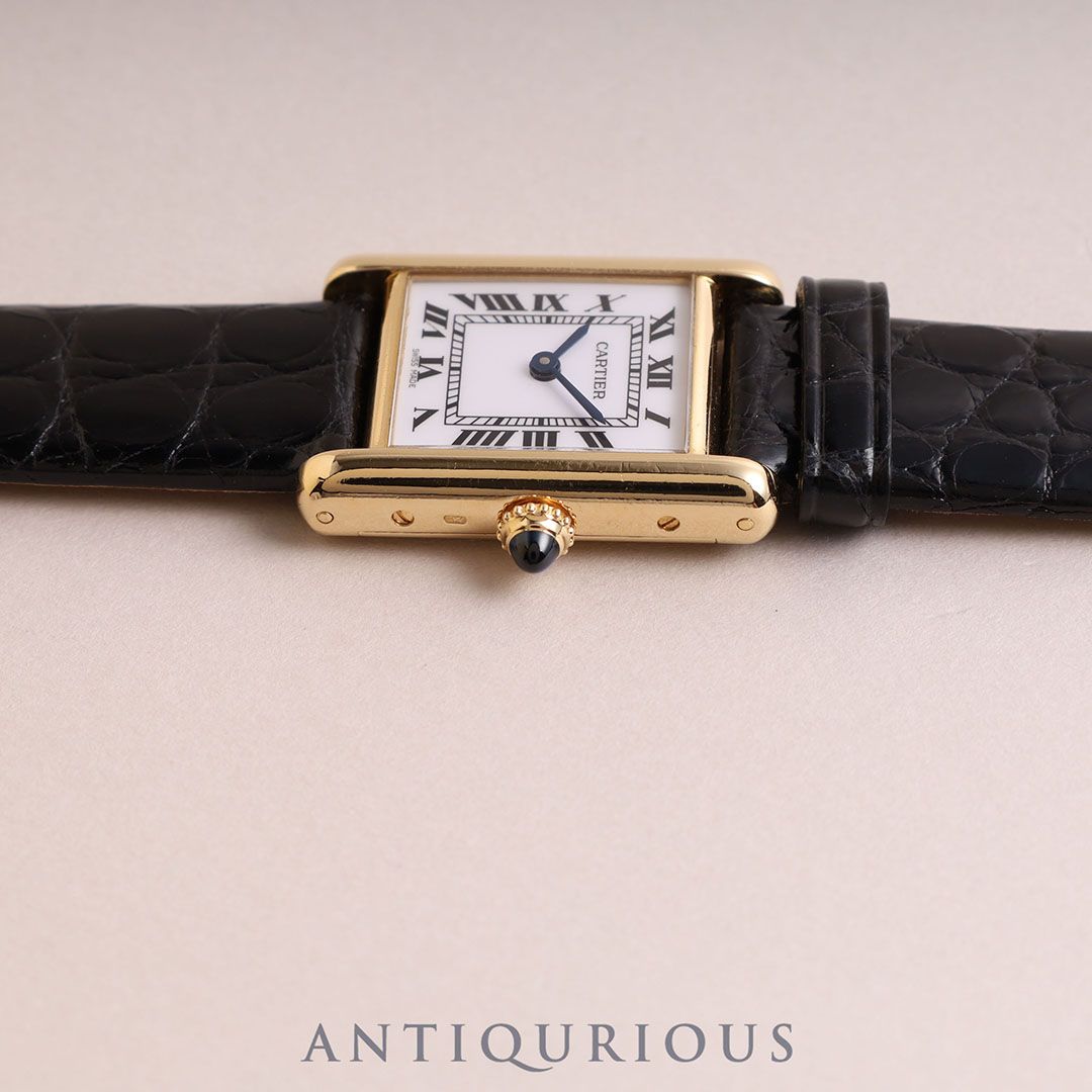 5日まで限定値下げ カルティエ タンク ルイ カルティエ MM YG 手巻き 5