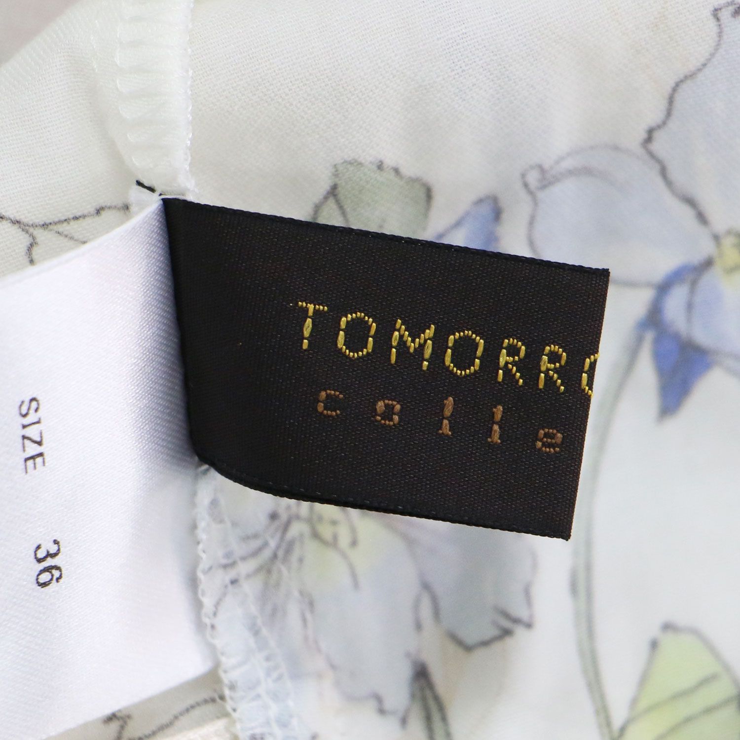TOMORROWLAND collection トゥモローランド ブラウス ホワイト系 白 