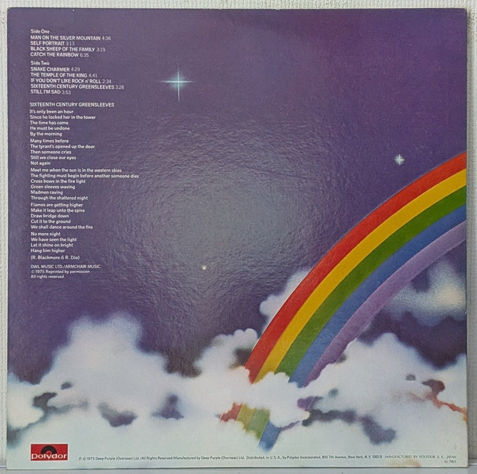レインボー LP レコード 9枚セット リッチー・ブラックモア ハードロック レインボー LP レコード 9枚セット リッチー・ブラックモア