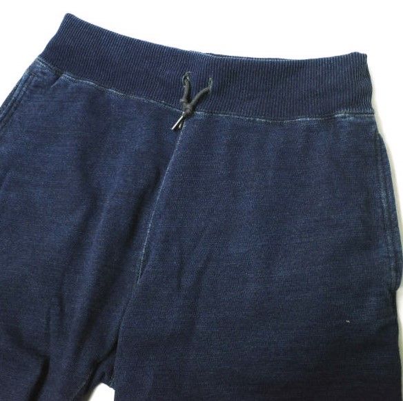 RRL ダブルアールエル INDIGO DYE SWEAT SHORTS インディゴ染め