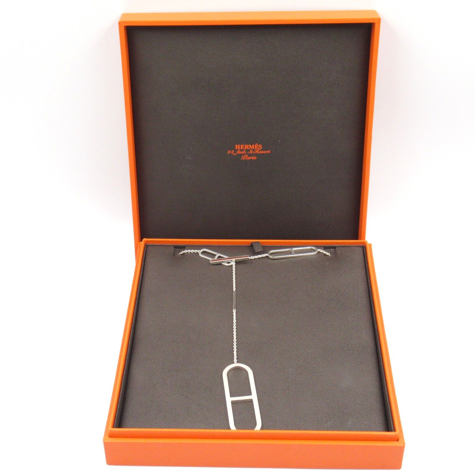 エルメス HERMES ネックレス エヴァー シェーヌダンクル ロング