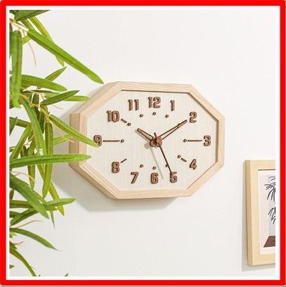 送料無料】木の色 Danmukeji 壁掛け時計 おしゃれ 人気 時計 かわいい 天然木製 八角形 時計 3D立体数字 見やす 壁掛け 置き時計 卓上 時計 北 | Buyee日本代購服務 | 於Mercari購物