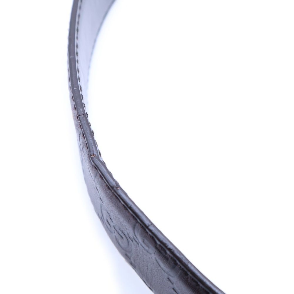  GUCCI グッチ グッチシマ レザーベルト ブラウン ゴールド金具 114876 ベルト 小物