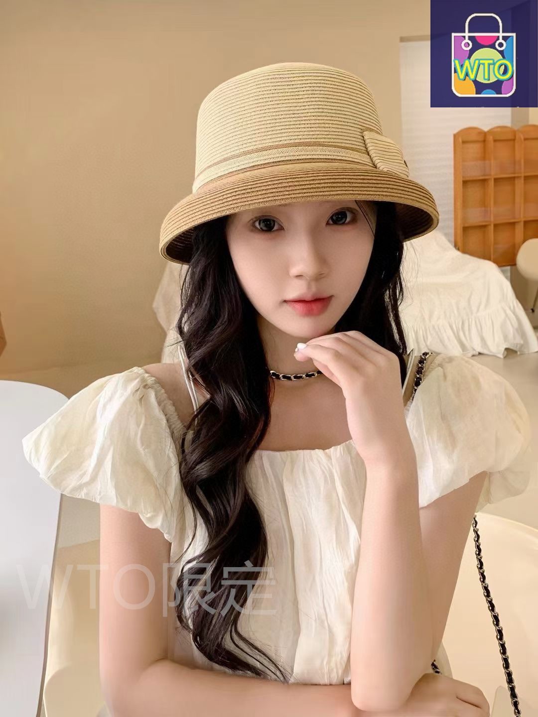 【夏の品格スタイル】CHANEL シャネル リボン ストローハット ストロー ハット CHANEL(シャネル) - 海外通販のBUYMA