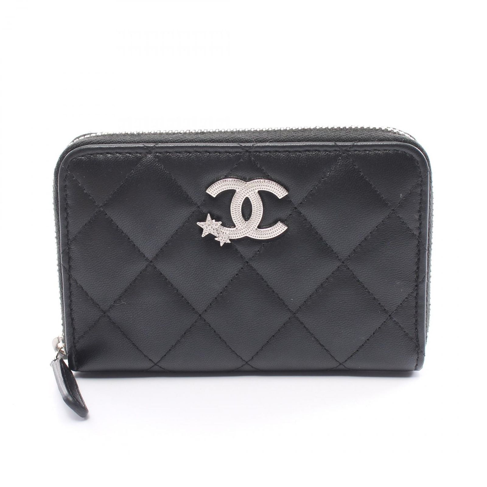 CHANEL シャネル コインケース 小銭入れ ココマーク CHANEL / シャネル | ココマーク キャビアスキン ジップ コイン