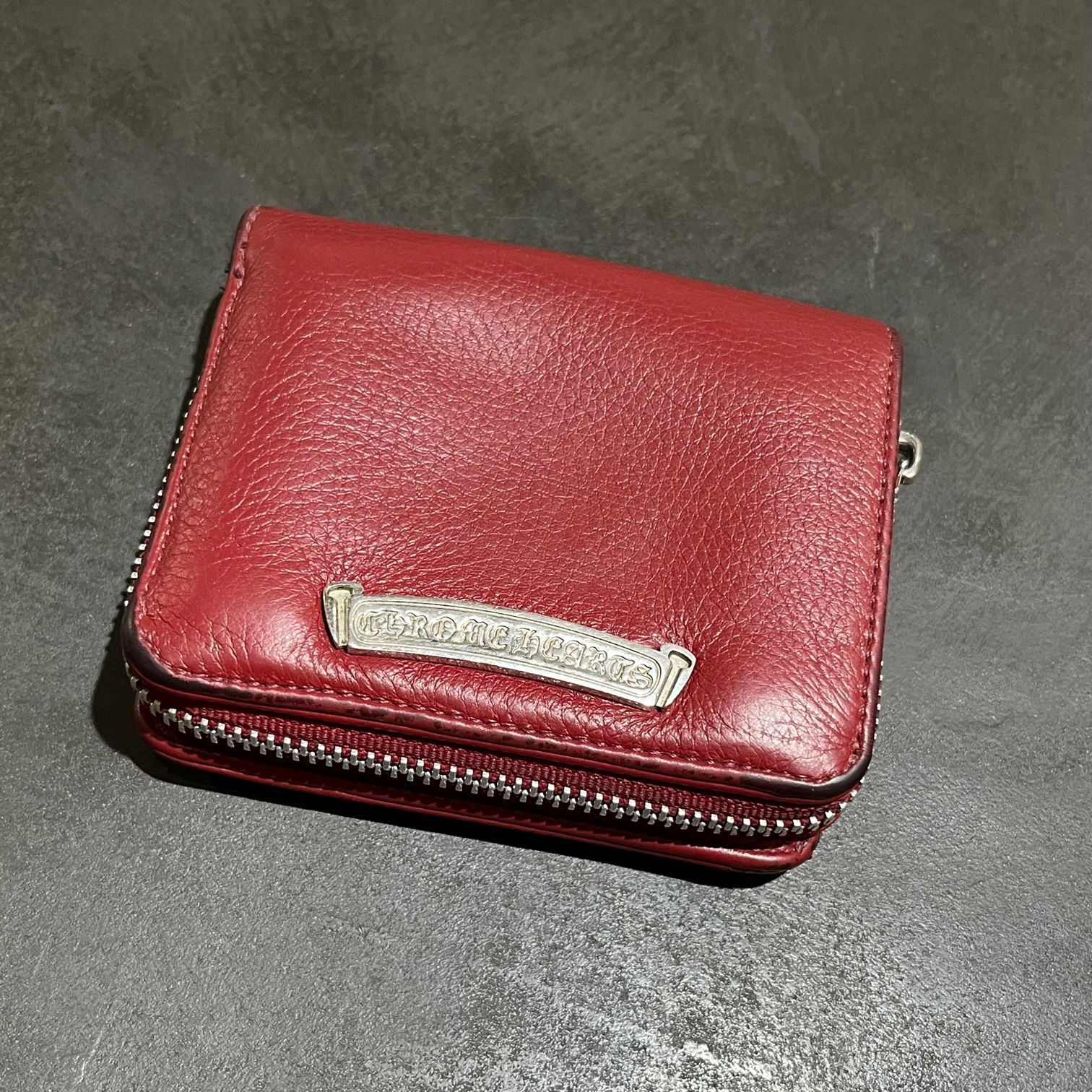 国内正規 CHROME HEARTS SQUARE ZIP WALLET スクエアジップ ジップ 