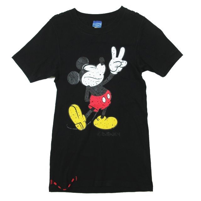 ロエン Roen ×Disney ディズニー ミッキー Tシャツ カットソー 半袖 