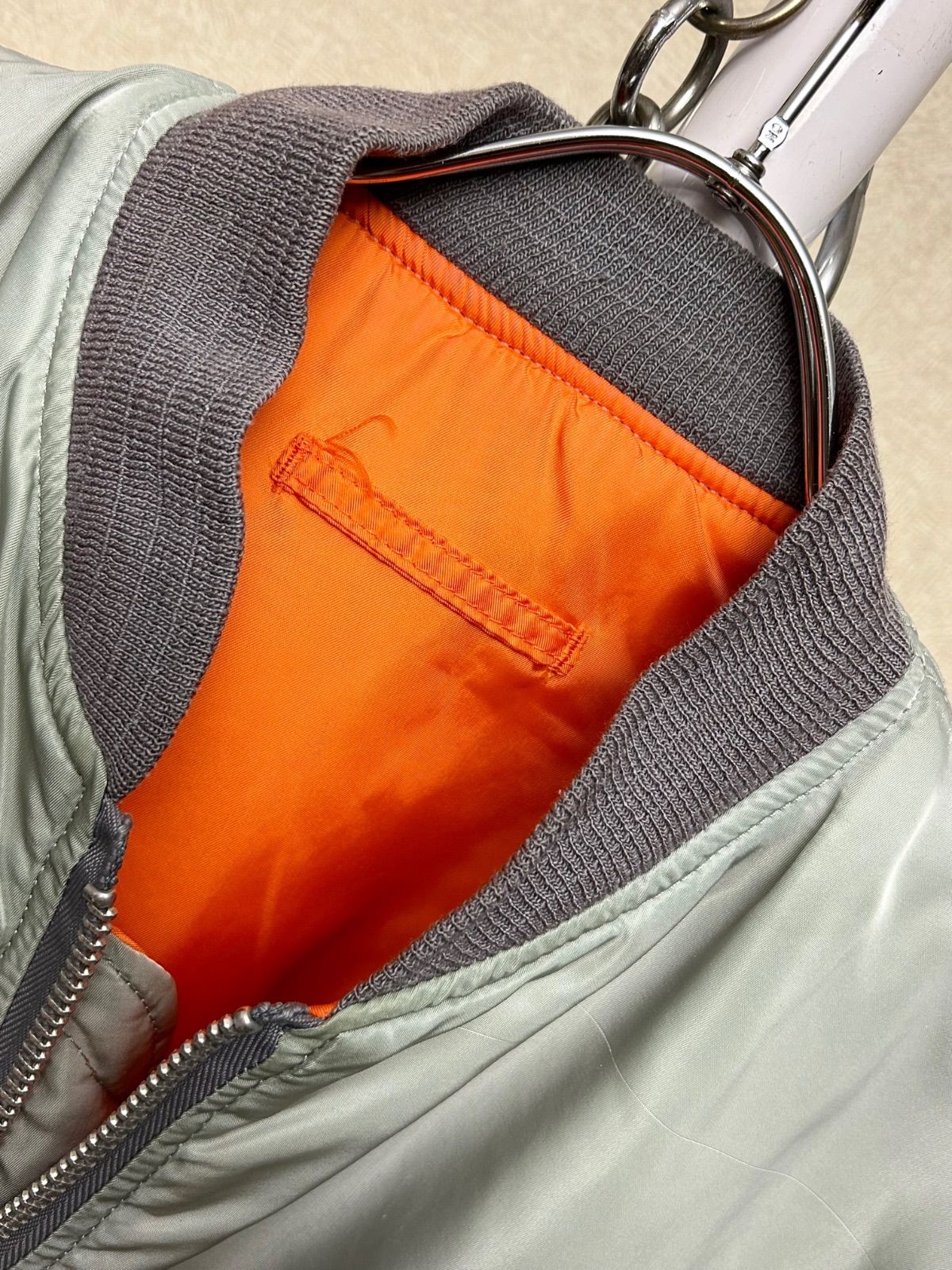 U.S.A.製期ALPHA社IDEALジッパーMA-1ヴィンテージ年代極上美品M