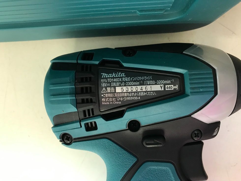 TD146DX/本体+専用ケース付き・インパクトドライバ・マキタ TD146DX/本体+専用ケース付き・インパクトドライバ・マキタ