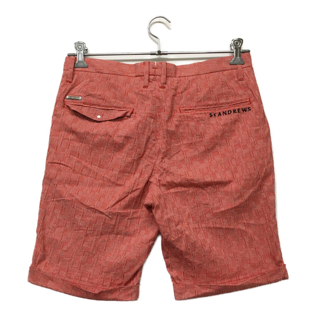 St.Andrews - 【新品未使用】セントアンドリュース StANDREWS ハーフパンツM 中古 メンズ セントアンドリュース StANDREWS ハーフパンツ M 赤