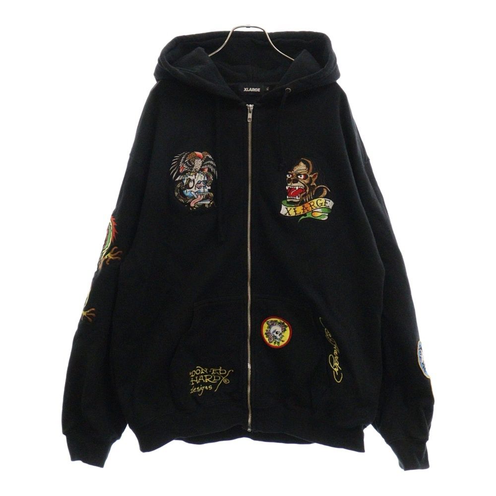 X-LARGE (エクストララージ) 24AW ×Ed Hardy ×エドハーディー 刺繍 