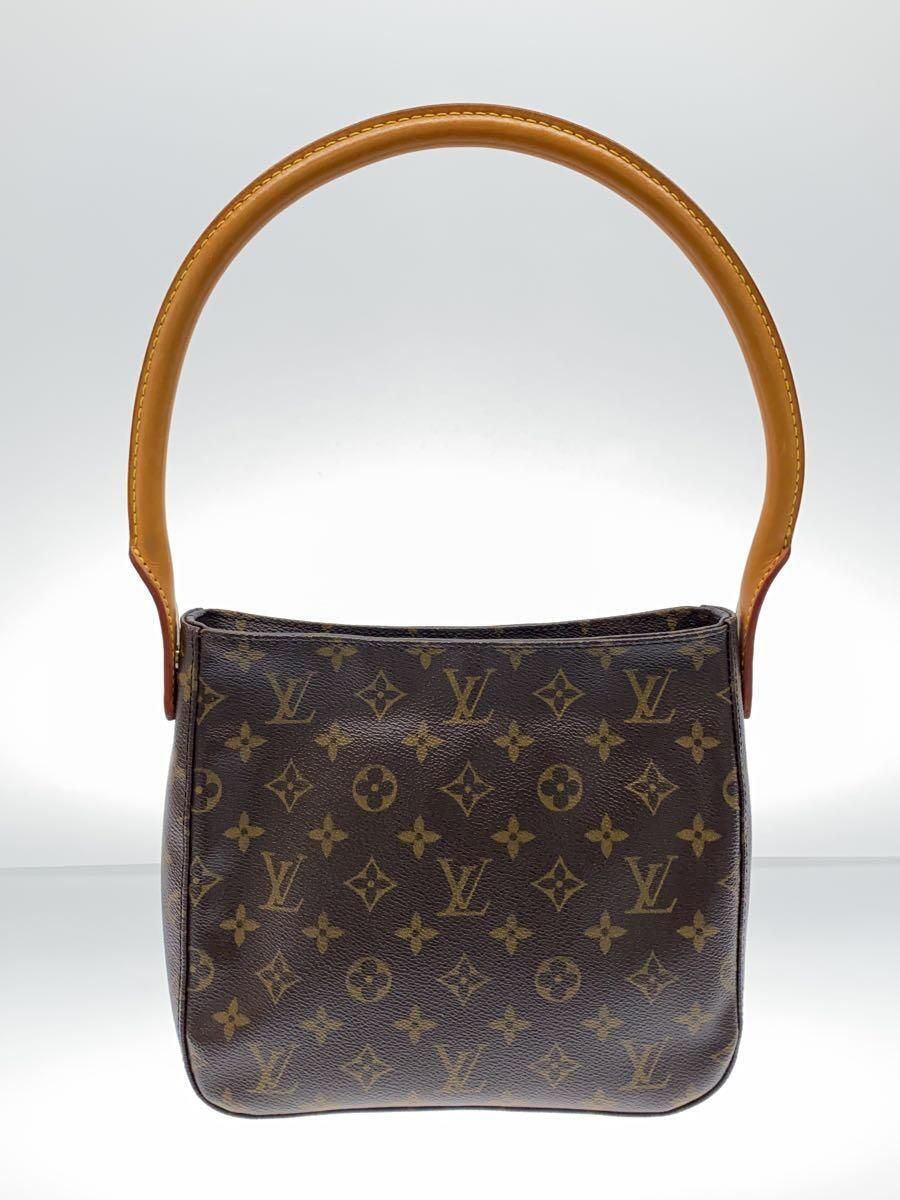 LOUIS VUITTON ルーピングMM_モノグラム・キャンバス_BRW PVC ブラウン - メルカリ