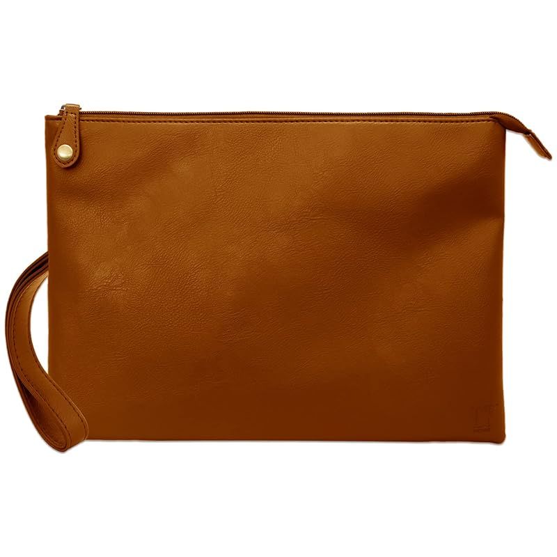 クラッチバッグ メンズ 一流の鞄職人が作る 2way セカンドバッグ 結婚式 a4 皮 革 PU レザー uy21 (03.キャメル) 0