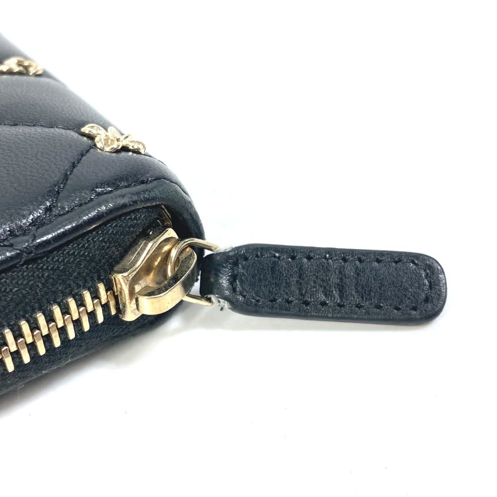 CHANEL シャネル 長財布　カメリア　ラムスキン CHANEL ☆SALE【5hc1984-h】シャネル 長財布 カメリア