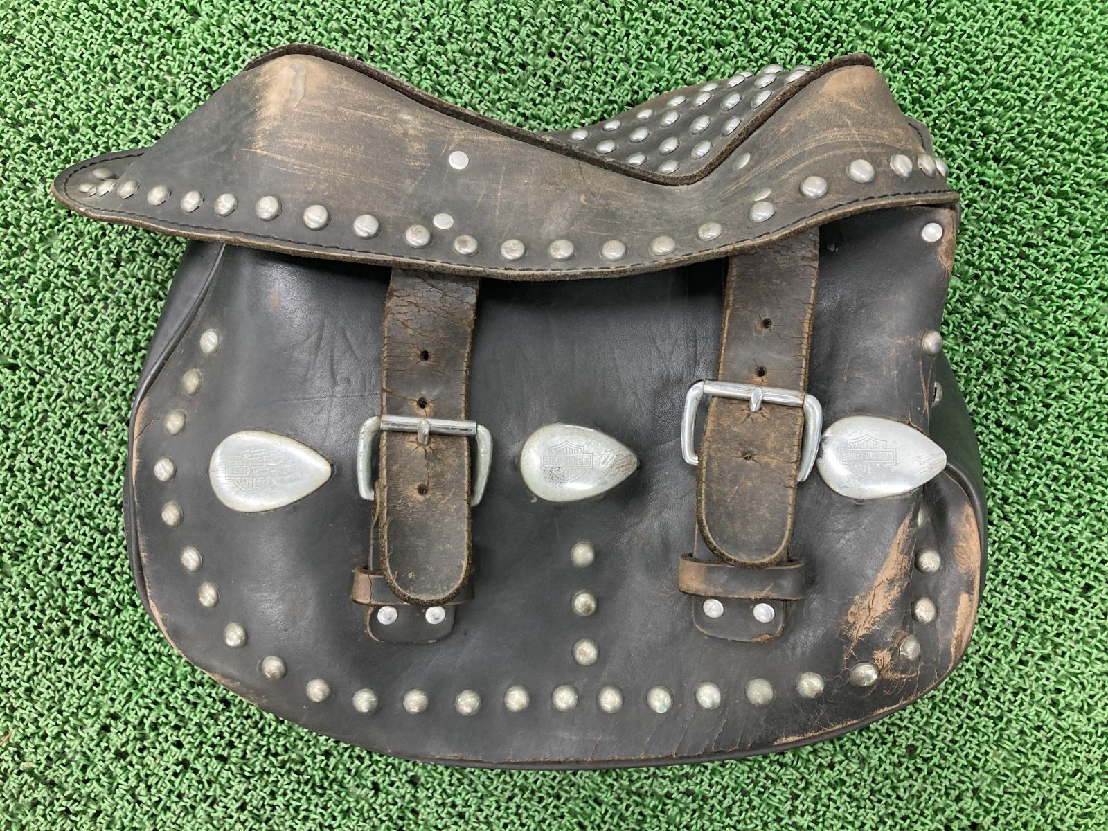 FLSTC1340 サイドバッグ 左 5997 ハーレー 純正 中古 バイク 部品 本革