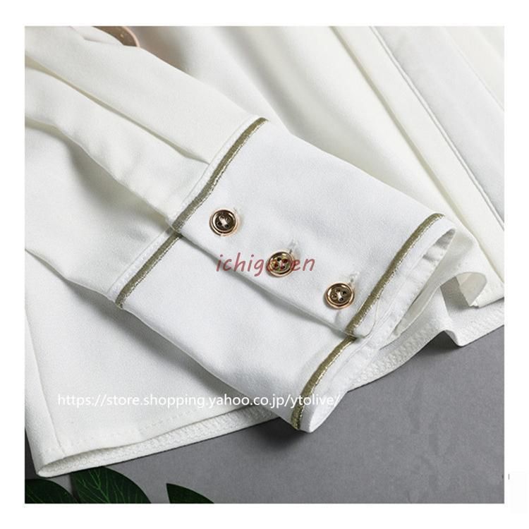 ブラウス レディース トップス シャツ S M L XL グレーグリーン ベージュグレー ベージュ 無地 サテン 光沢感 落ち感 春 秋 ラウンドネック 長袖 ショート丈 シャツ ブラウス レディース 花柄レース 透かし トップス