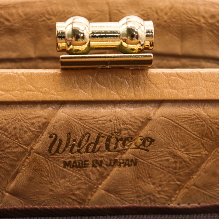 ワイルドクロコ ハンドバッグ 本革 クロコ型押し 日本製 WildCroco 鞄 