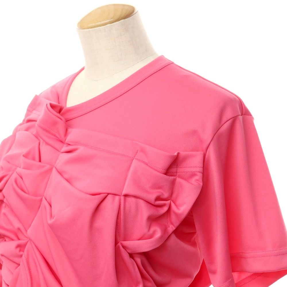 コムデギャルソン COMME des GARCONS 秋冬 ポリエステル 半袖Ｔシャツ ピンク サイズS レディース